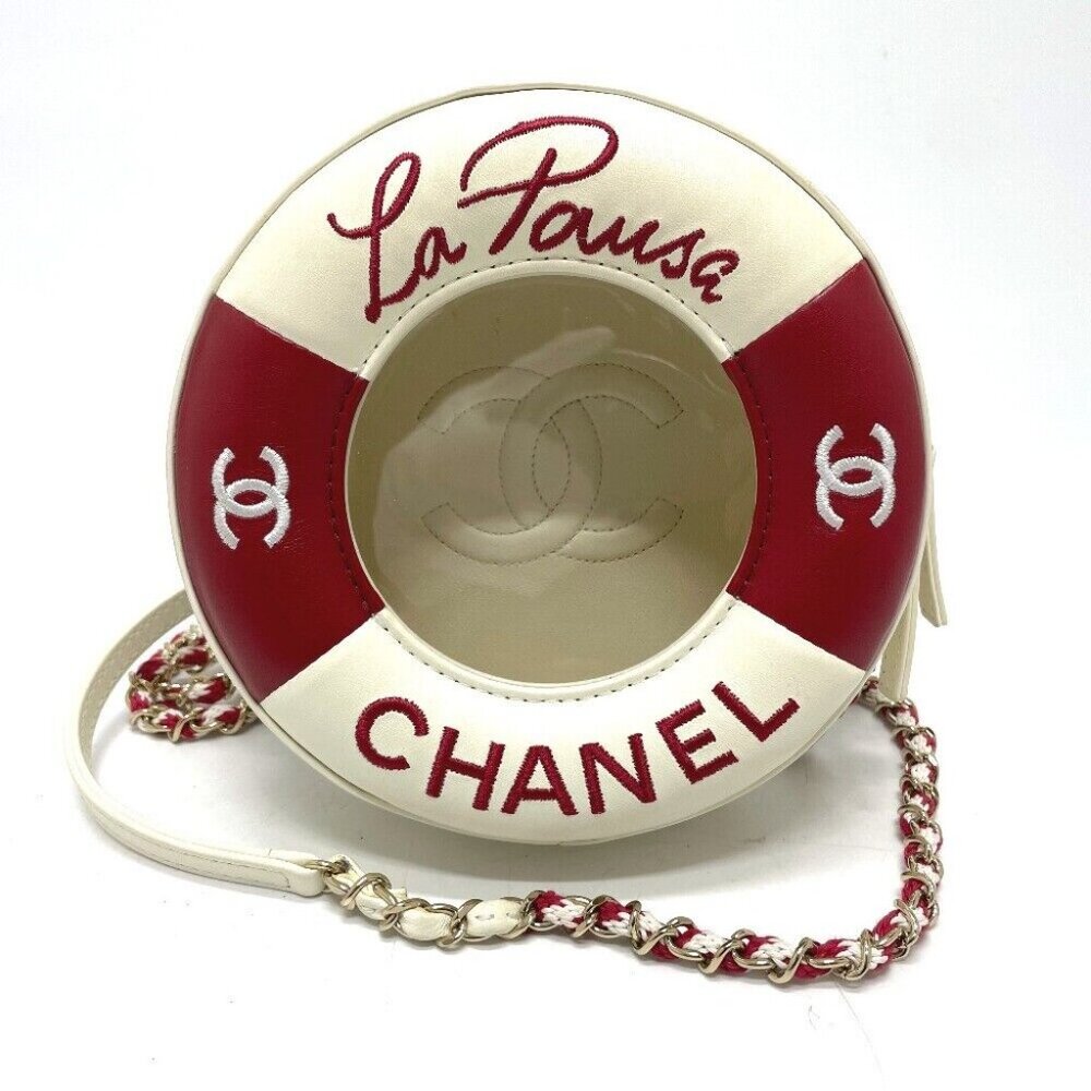 CHANEL CC Mark CC round small Chain Cruise Line bag Shoulder Bag